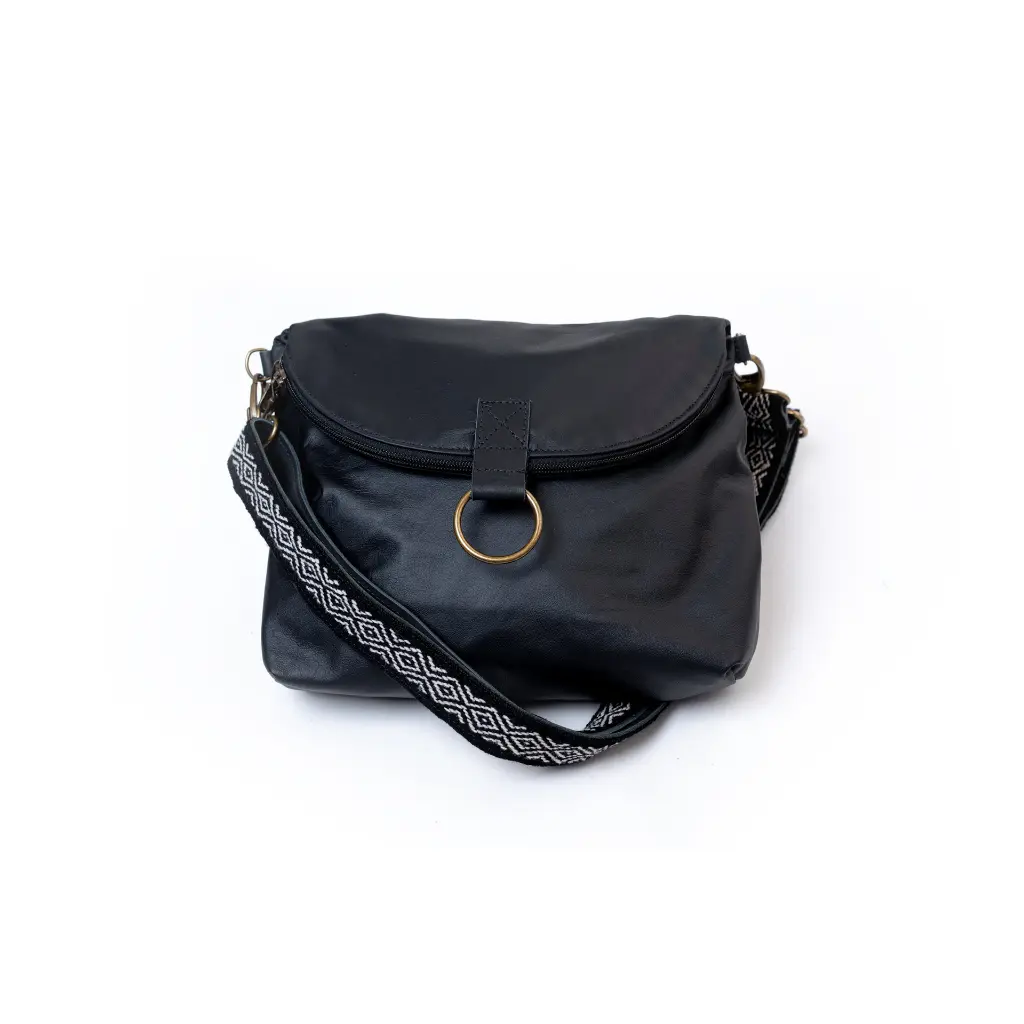 Relaxed Crossbody Backpack in Black 1.webp
