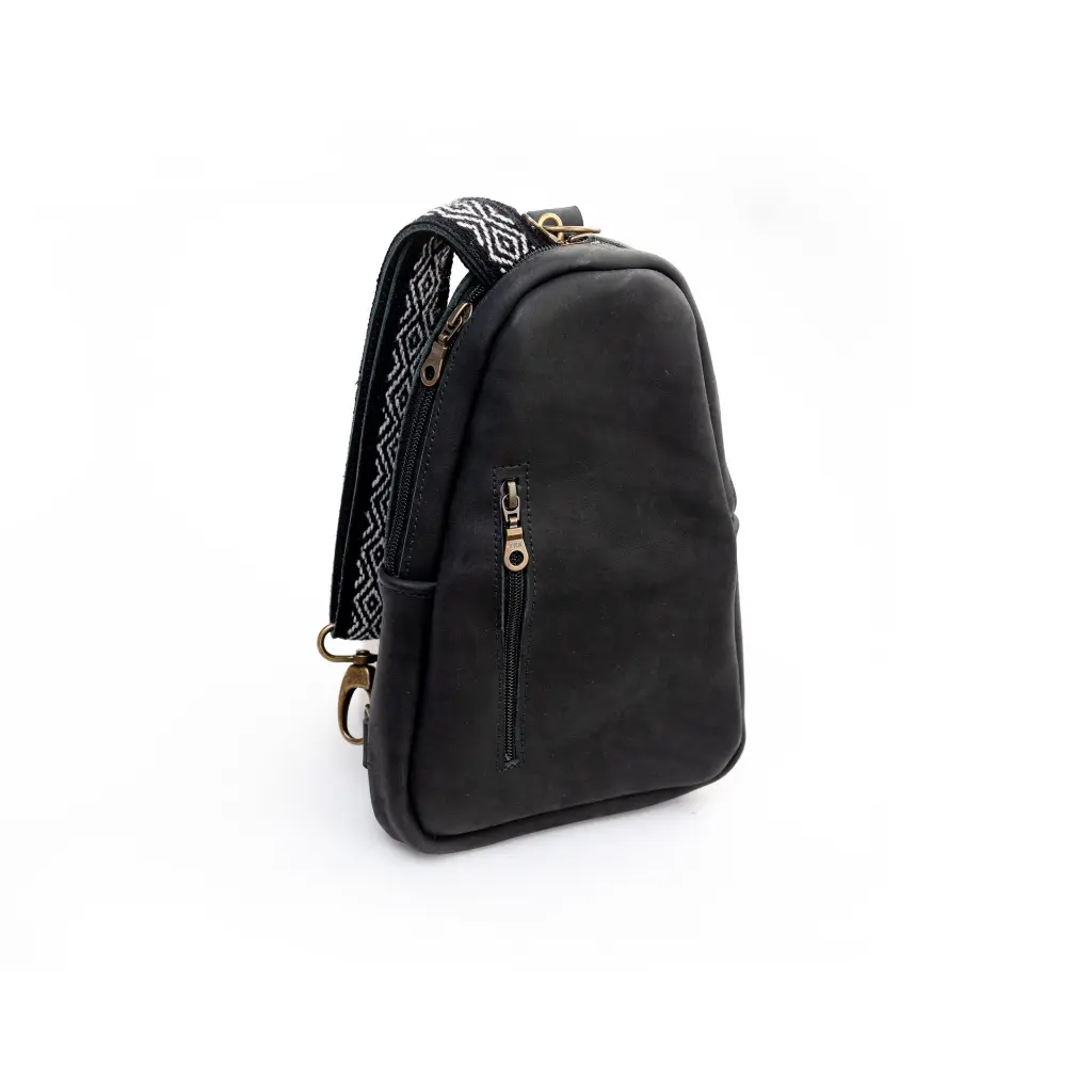 Sling Crossbody Backpack in Black.webp