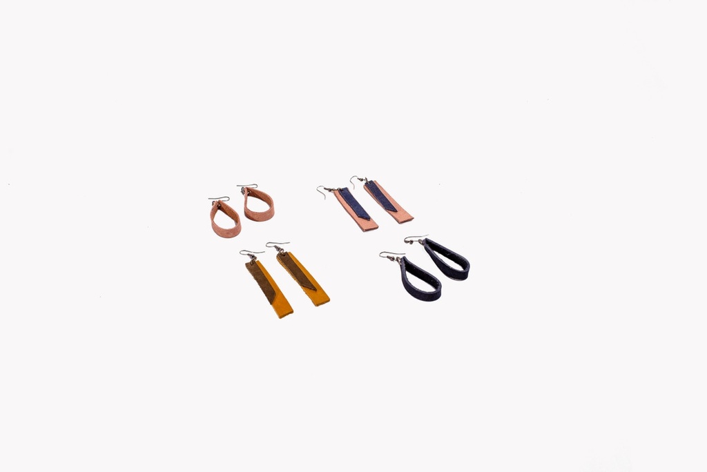 Leather Loop Earrings