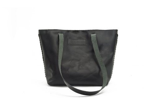 [PT-B21202] Braided Shoulder Bag (Black)