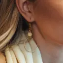 Acai Hoop Earring