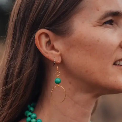 Acai Hoop Earring 